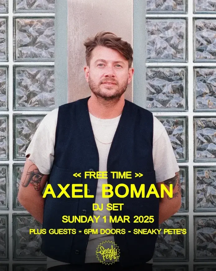 Axel Boman DJ poster