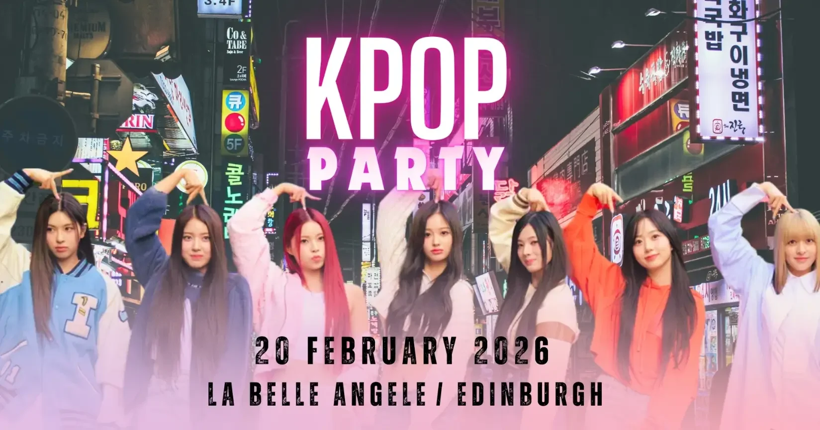 KPOP Edinburgh Banner