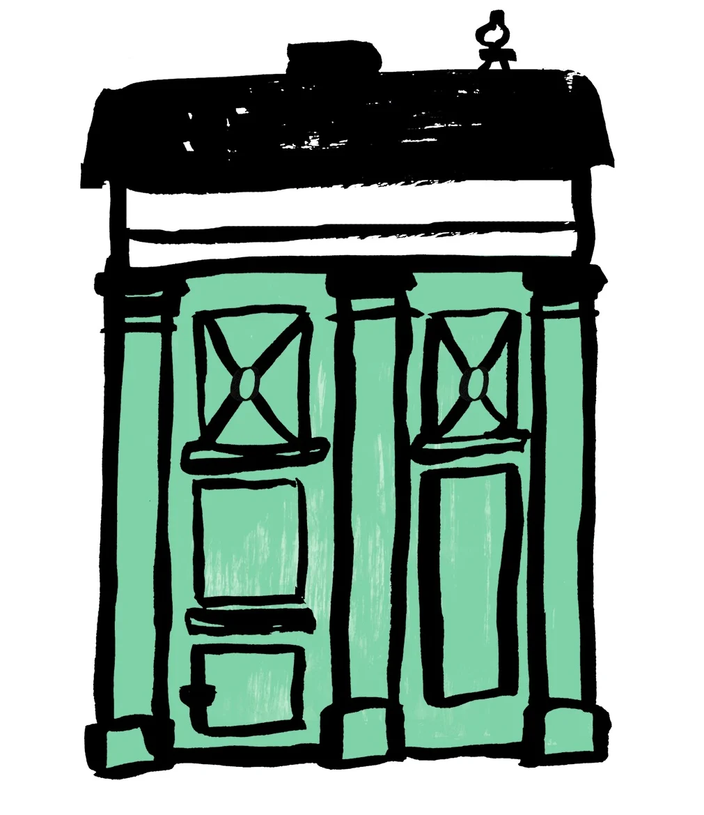 Leith Walk Police Box Illustration