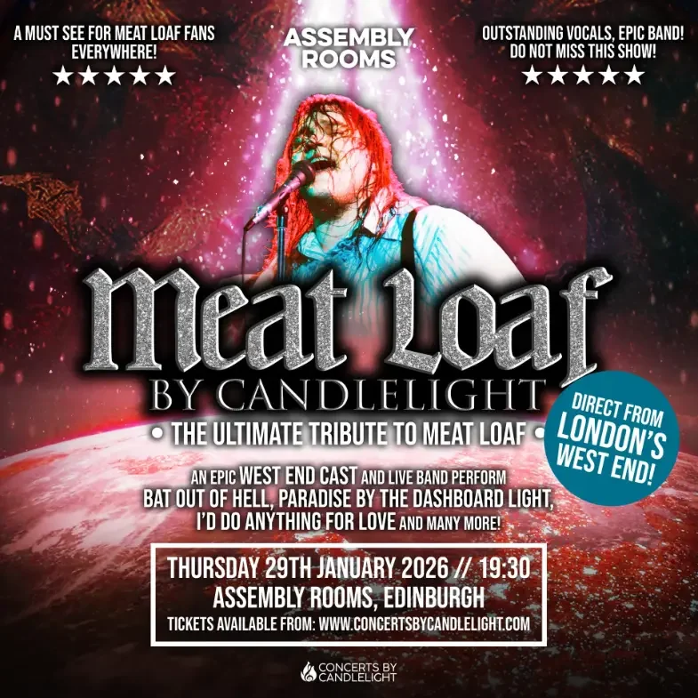 Meatloaf by candlelight poster
