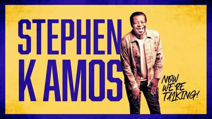 Stephen k amos now were talking